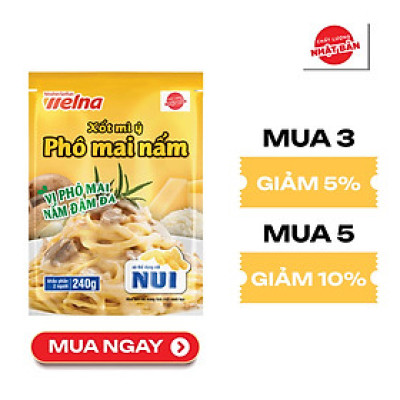 Xốt Mì Ý Nisshin Hương Vị Phô Mai Nấm - Nisshin Seifun Welna Shop