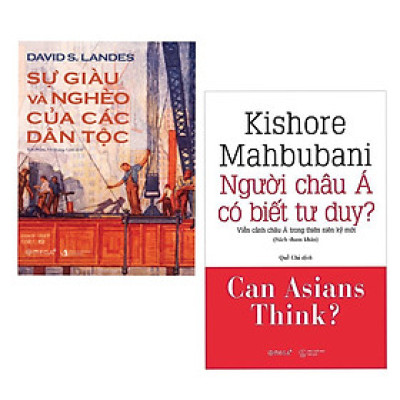 Combo 2 cuốn sách kĩ năng sống : Sự Giàu Và Nghèo Của Các Dân Tộc + Người Châu Á Có Biết Tư Duy?/ Bộ 2 cuốn sách đưa ra những kiến thức rộng về vấn đề trên thế giới