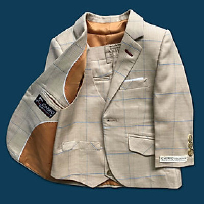 BỘ VEST BÉ TRAI CATRIO PCT E20 TỪ 2 TUỔI ĐẾN 7 TUỔI (11KG ĐẾN 27KG) THUỘC BST QUẦN ÁO COMPLET VESTON TRẺ EM CATRIO MÙA THU ĐÔNG 2021