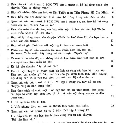 Những Bài Làm Văn Mẫu Hay Lớp 3 (Theo Chương Trình Giáo Dục Phổ Thông Mới) (Dùng Chung Cho Các Bộ SGK Hiện Hành)