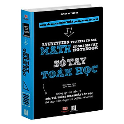 Sách - Sổ tay Toán học, sổ tay học tập - Á Châu Books (tiếng việt, lớp 4 - lớp 9 )