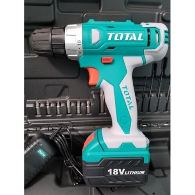 MÁY KHOAN PIN 18V 30N/M (KÈM THEO 2 PIN) TOTAL TDLI228180 - HÀNG CHÍNH HÃNG
