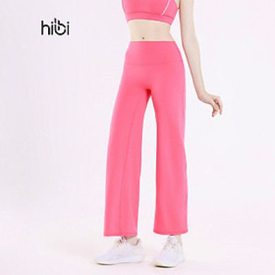 Quần dài ống suông Hibi Sports QD328, Kiểu lưng cao tôn dáng