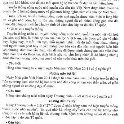 Hướng Dẫn Trả Lời Câu Hỏi Và Bài Tập Giáo Dục Công Dân 8 - Bộ Sách Kết Nối (HA)