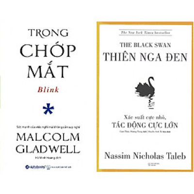 Bộ Sách Về Tư Duy Cực Kỳ Thú Vị ( Trong Chớp Mắt + Thiên Nga Đen ) (Quà Tặng: Cây Viết Galaxy )