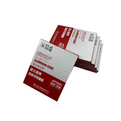 (1 Tờ) Giấy Nhám Khô FujiStar Màu Hồng Nhật Bản AA180-240-320-400-600 Loại Bỏ Hoàn Toàn Vết Xước Nhỏ, Lớp Sơn Cũ, Đánh Bóng Bề Mặt
