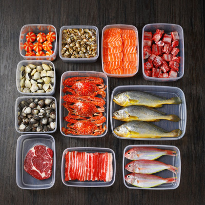 Set 02 hộp đựng thực phẩm Firm Pack O 280ml x2 - Hàng nội địa Nhật Bản (#Made in Japan) |#K170| |#280ml|