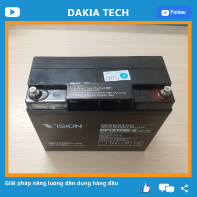 Ắc quy Vision CP12170E-X 12V 17Ah