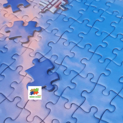 Tháp Eiffel - Bộ Tranh Ghép Hình Minh Châu 1500 Mảnh Kích Thước 60x80cm