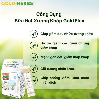 Sữa thực vật xương khớp Gold Flex – 14 gói/ 500g