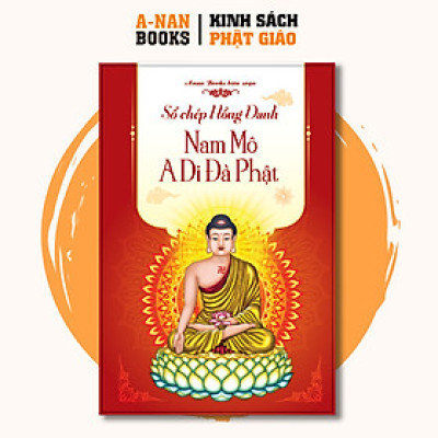 Combo Vở Chép Kinh Địa Tạng in mờ cao cấp và sổ chép Hồng Danh Phật in chữ mờ cao cấp (TẶNG BÚT) - Anan Book Biên Soạn