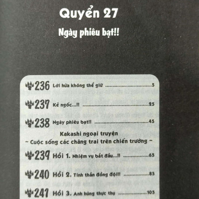 Sách - Naruto - Tập 27 - Ngày Phiêu Bạt!! (Tái Bản 2025)