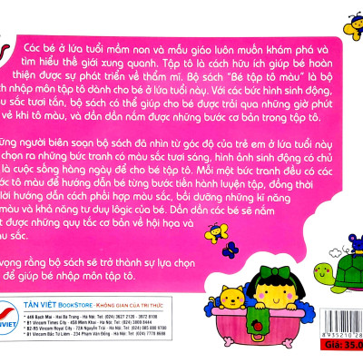 Bộ Sách Thú Vị Dành Cho Bé Nhập Môn Tập Tô - Bé Tập Tô Màu - Màu Hồng