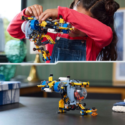 Đồ Chơi Lắp Ráp Tàu Ngầm Nghiên Cứu Biển Sâu LEGO TECHNIC 42201 (413 chi tiết)