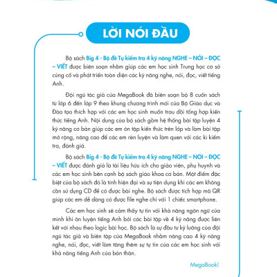 Global Success - Big 4 - Bộ Đề Tự Kiểm Tra 4 Kỹ Năng Nghe-Nói-Đọc-Viết Tiếng Anh Cơ Bản Và Nâng Cao 8 - Tập 2
