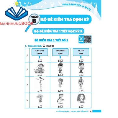 Sách - GLOBAL SUCEESS - Bộ đề kiểm tra định kỳ 4 kỹ năng tiếng anh lớp 4 tập 2 (có đáp án)