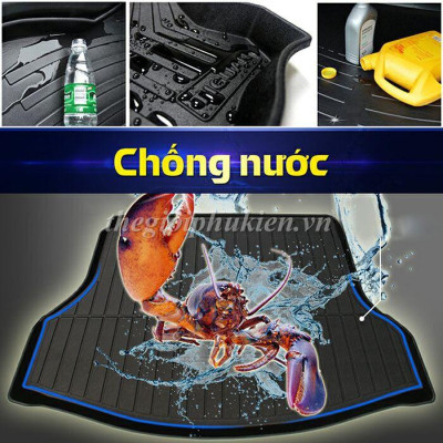 Lót cốp nhựa dẻo Wigo 2018-2023 TPO cao cấp