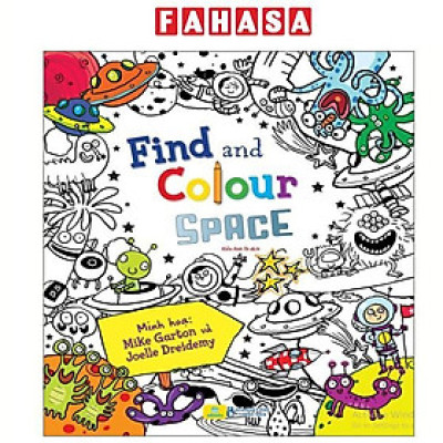 Sách - Find And Colour - Space