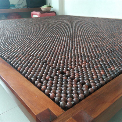 Chiếu Hạt Gỗ Trắc Mộc kích thước 1,8mx2m - Chiếu gỗ Mian ( video , hình thật )