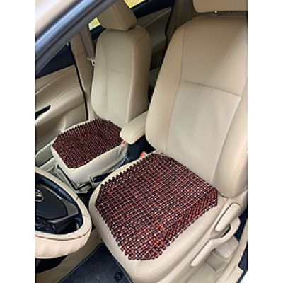 Đệm Lót Ghế Xe Ô Tô Hạt Gỗ Trắc Cao Cấp ( Mian .vn )