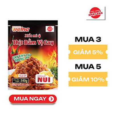 Xốt Mì Ý Nisshin Hương Vị Thịt Bằm Vị Cay -  Nisshin Seifun Welna Shop