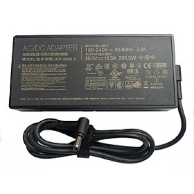 Sạc dành cho Laptop ASUS TUF A17 FA706QM/3060RTX 200W AC Adapter hàng nhập khẩu.