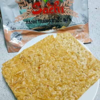 Bánh Tráng Ruốc Biển Nướng Sẵn Sachi Loại 60Gram