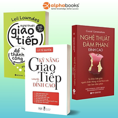 Combo: Kỹ Năng Giao Tiếp Đỉnh Cao (AZ) + Nghệ Thuật Đàm Phán Đỉnh Cao + Nghệ Thuật Giao Tiếp Để Thành Công 