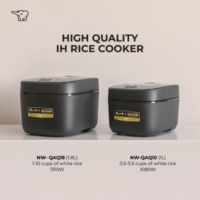 Nồi cơm điện tử cao tần Zojirushi 1L NW-QAQ10-BA, sản xuất tại Nhật Bản, bảo hành 3 năm|HÀNG CHÍNH HÃNG