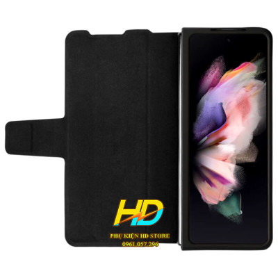 Bao Da Dành Cho SamSung Galaxy Z Fold4 5G Da Thật Cao Cấp Chính Hãng Nillkin Aoge Leather Cover Có Ngăn Đựng Bút Tiện Lợi - Hàng Chính Hãng