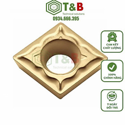 Mảnh dao tiện lỗ phủ Cermet phủ PVD Kyocera Model CPMH080204HQ PV90, mảnh dao chíp tiện lỗ nhật bản giá rẻ