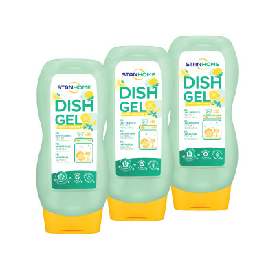 Set 3 gel rửa bát cho máy Stanhome Dish gel lemon mint 720ml *3 chai 37241