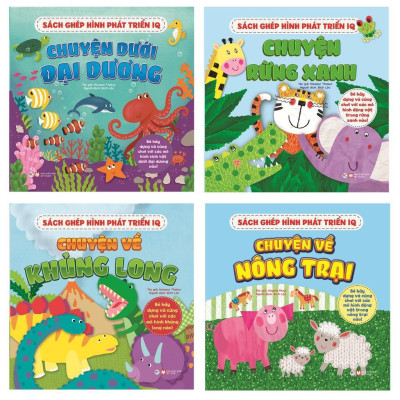 Sách - Ghép Hình Phát Triển IQ - Chuyện Rừng Xanh - Tân Việt Books