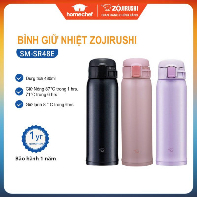 Bình giữ nhiệt nóng lạnh Zojirushi SM-SR48E 0,48L, sản xuất tại Thái Lan, bảo hành 1 năm