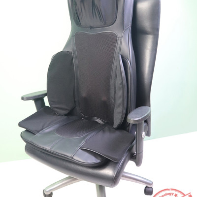 Ghế (Đệm) Massage Toàn Thân Nikio NK-181 - Máy Mát Xa Lưng, Cổ Vai Gáy, Con Lăn 3D Xoa Bóp Chuyên Sâu, Kết Hợp Hồng Ngoại, Rung Và Nhiệt Giúp Cơ Thể Thư giãn, Giảm Căng Thẳng - Màu đen