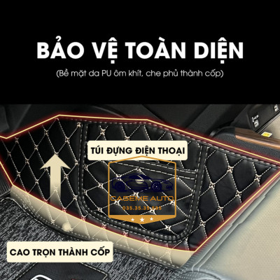 [FORD ECOSPORT] Thảm Trải Sàn, Lót Sàn Ô Tô 5D 6D Thiết Kế Theo Xe FORD ECOSPORT 2020 Chống Nước, Không Mùi - MẪU CARBON - Hàng Chính Hãng