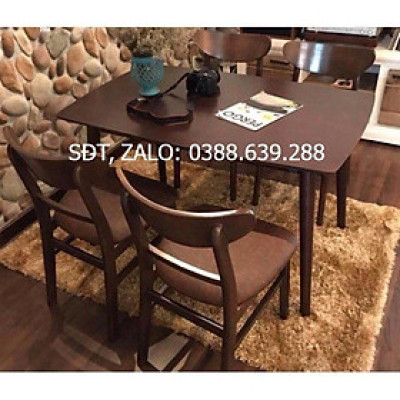 (Freeship) Bộ bàn ăn 4 ghế cao cấp