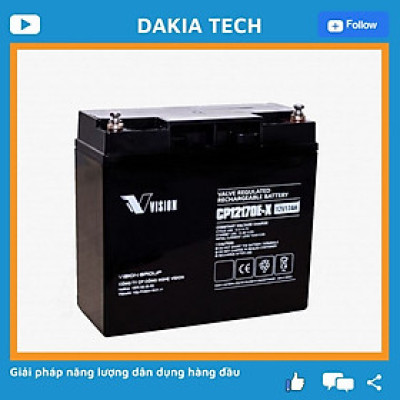 Ắc quy Vision CP12170E-X 12V 17Ah