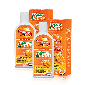 Combo 2 chai Dung dịch Nutridentiz (250ml/1 chai)