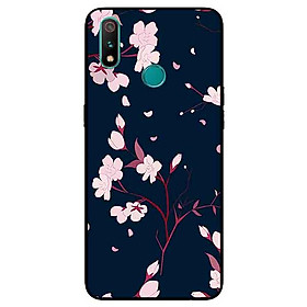Ốp Lưng in cho Realme 3 Mẫu Hoa Đào Nở Rộ - Hàng Chính Hãng