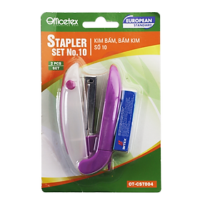 Combo bấm kim Officetex OT-CST004 (1 bấm kim, 1 hộp kim bấm)