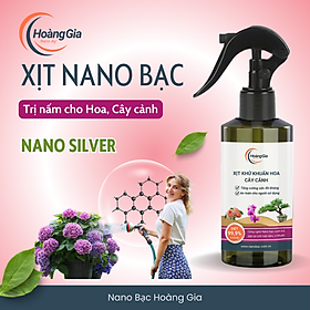 Dung Dịch Trị Nấm Cây & Hoa Nano Bạc Hoàng Gia Khử Khuẩn Cho Hoa Lan, Hoa Hồng & Cây Cảnh 200ml