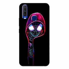 Ốp lưng in cho Vivo Y12 Nhện Đen