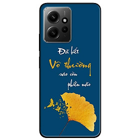 Ốp lưng cho Redmi Note 11 4G - Redmi Note 12 - Redmi Note 12 Pro - Redmi Note 12 Pro 5G - Chiếc Lá Vô Thường - Hàng Chính Hãng