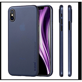 Ốp lưng Memumi siêu mỏng chống bám vân 0.3 mm cho iPhone X, Xs có gờ bảo vệ camera - Hàng nhập khẩu