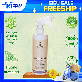 Bình xịt tẩy lau đa năng Fuwa3e hương nhu 500ml lau kính lau bếp và nhiều bề mặt