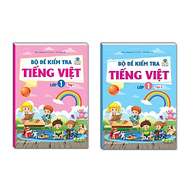 Sách - Bộ Đề Kiểm Tra Tiếng Việt Lớp 1 - Combo 2 Tập - Minh Thắng