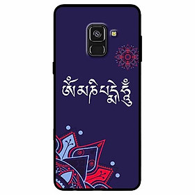 Ốp lưng dành cho Samsung A8 2018 mẫu Om Mani Tiếng Phạn
