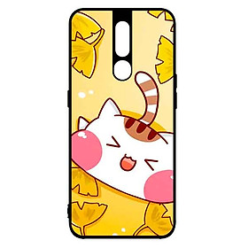 Ốp Lưng in cho Oppo F11 Pro Mẫu Mèo May Mắn 3 - Hàng Chính Hãng