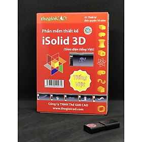 Phần mềm thiết kế iSolid 3D phiên bản tiêu chuẩn – Giao diện tiếng Việt (USB/2020)